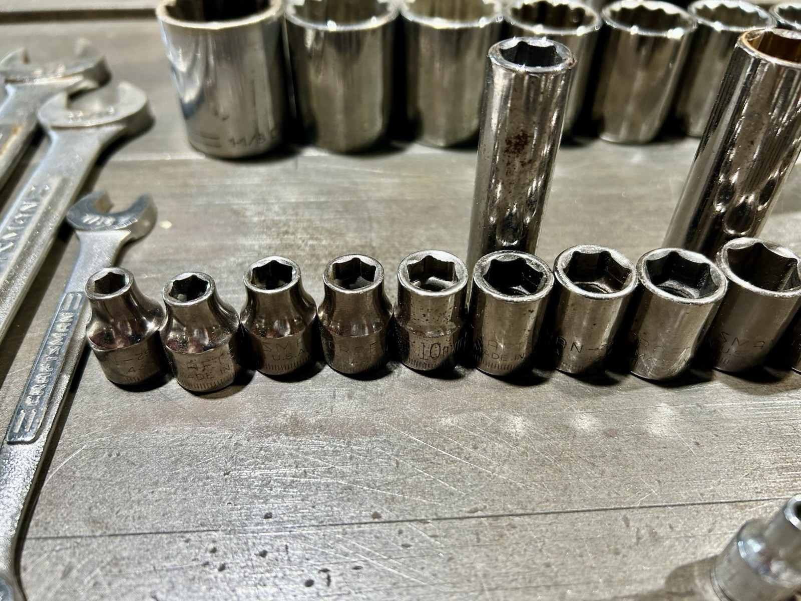 CRAFTSMAN Tools, Sockets, Wrenches, Ratchets, Metric SAE. All USA MADE 50Pieces!