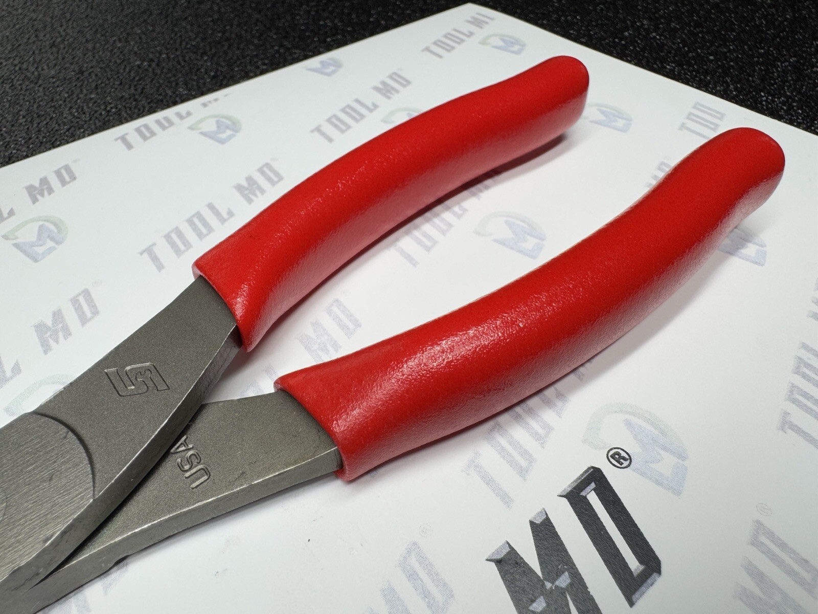 Snap-on Tools USA NEW RED 8″ Talon Soft Grip Needle Nose Pliers 96ACF