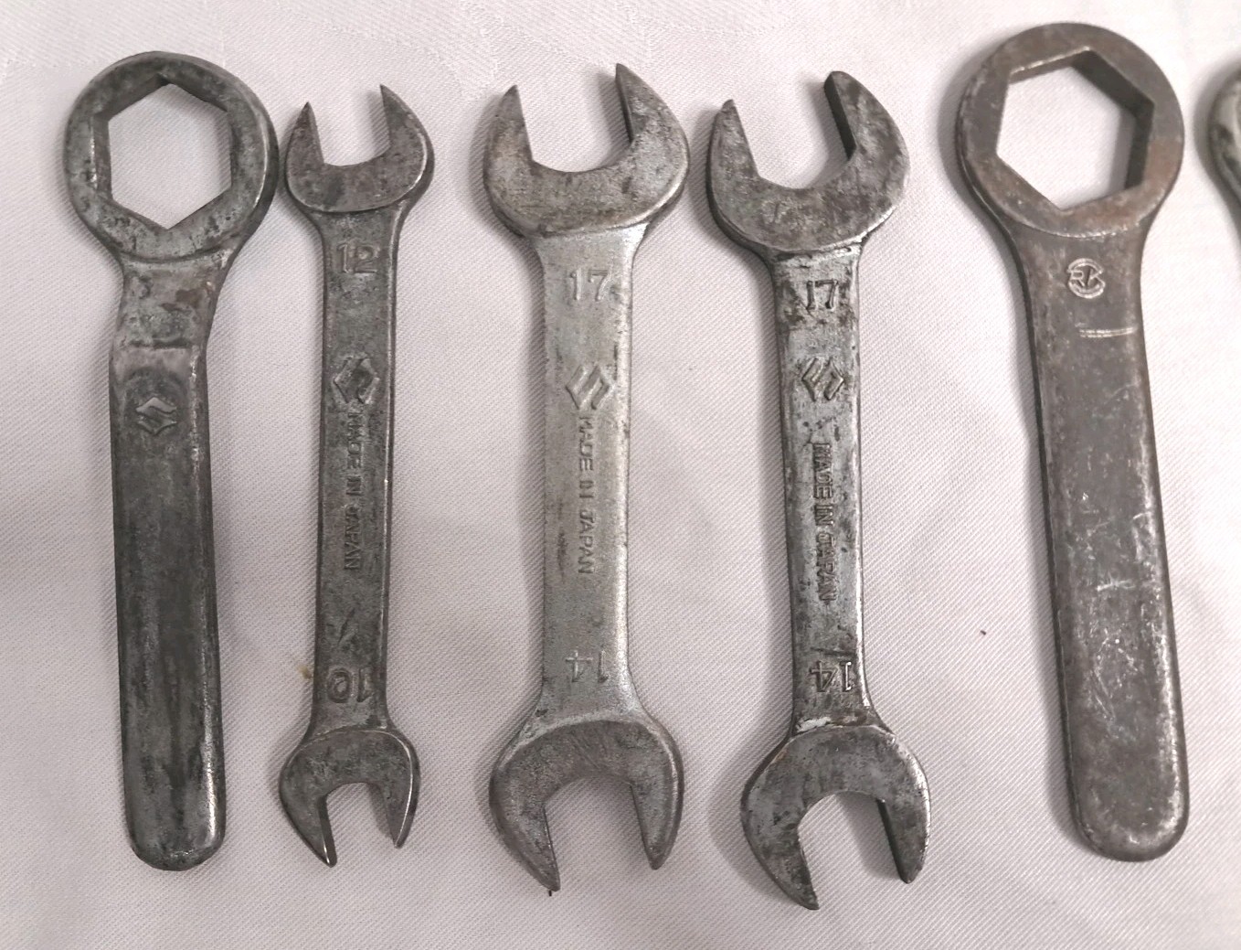 Lot Of 9 Vintage Motorcycle Tools Suzuki & HM (See Photos For Description)