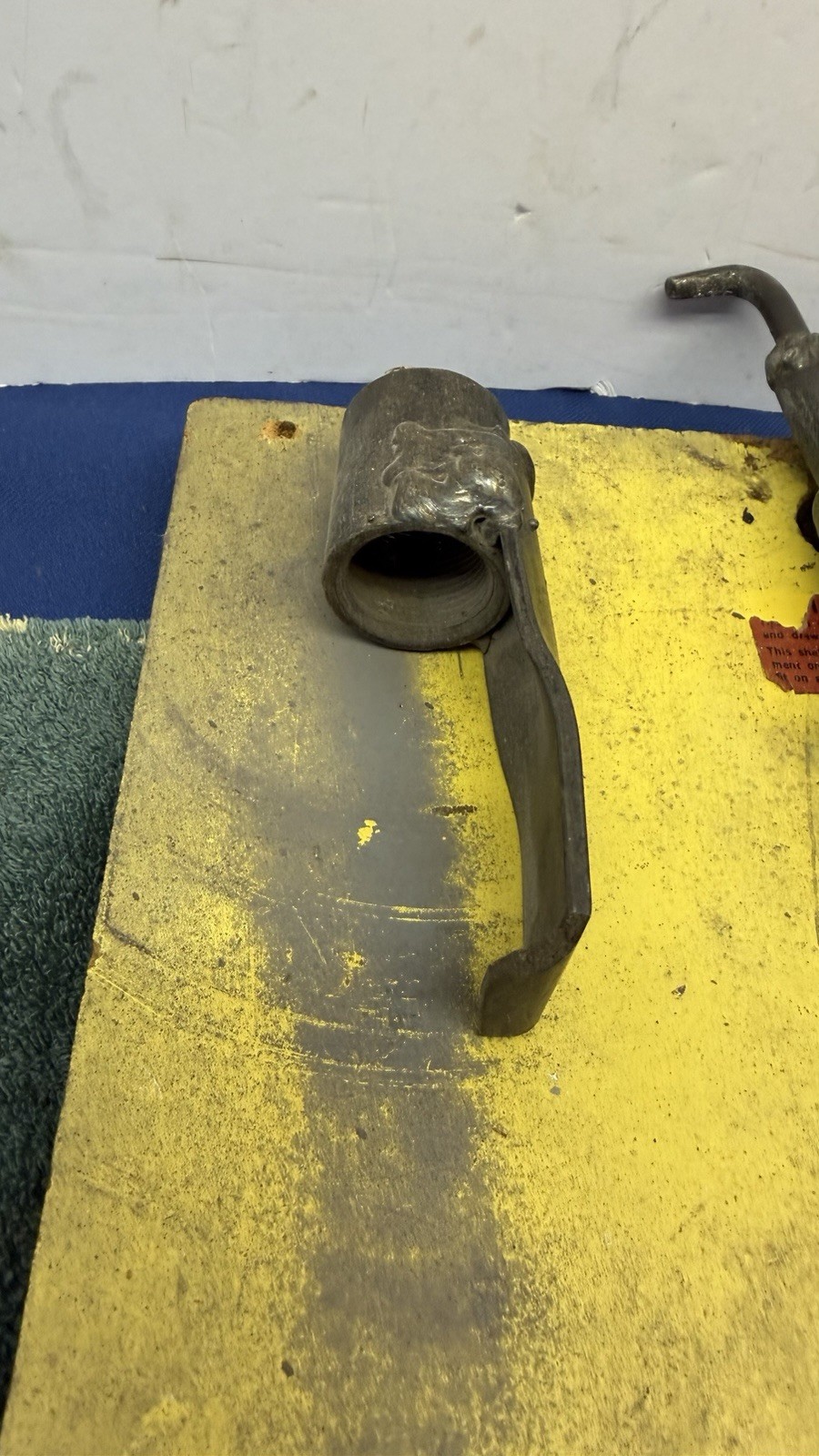 Vtg Morgan Manufacturing No.9 Nokker Kit Mounted on Board Slide Hammer Auto Body
