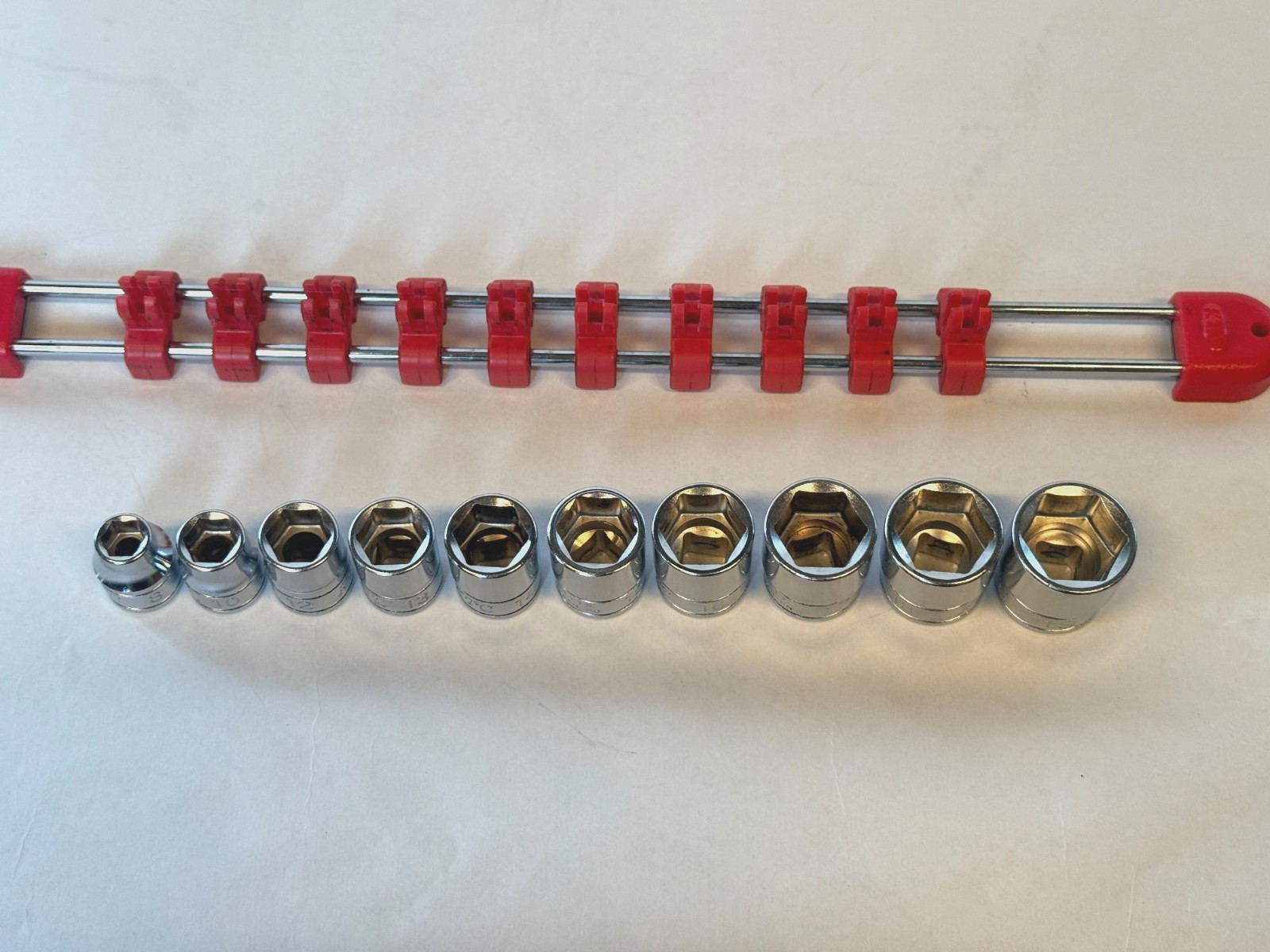 KTC 3/8 Drive Metric Socket Set 8 10 12 13 14 15 16 17 18 19 mm Japan