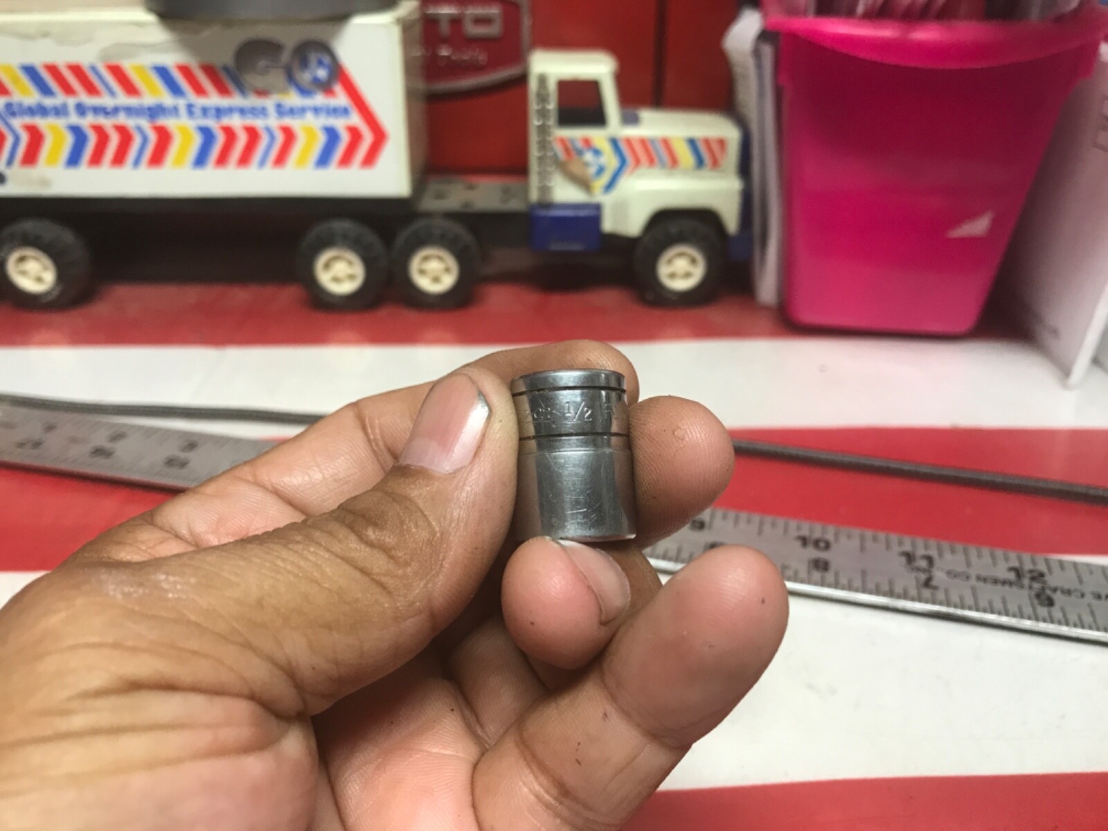 Snap on Socket 1/2” 3/8” drive 12 points F161 VINTAGE GGGG