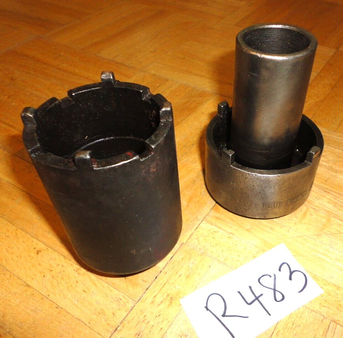 SNAP-ON TOOLS 2 PIECE 1/2 DRIVE AXLE NUT 4 LUG & 4 LUG SAE. SPANNER SOCKETS