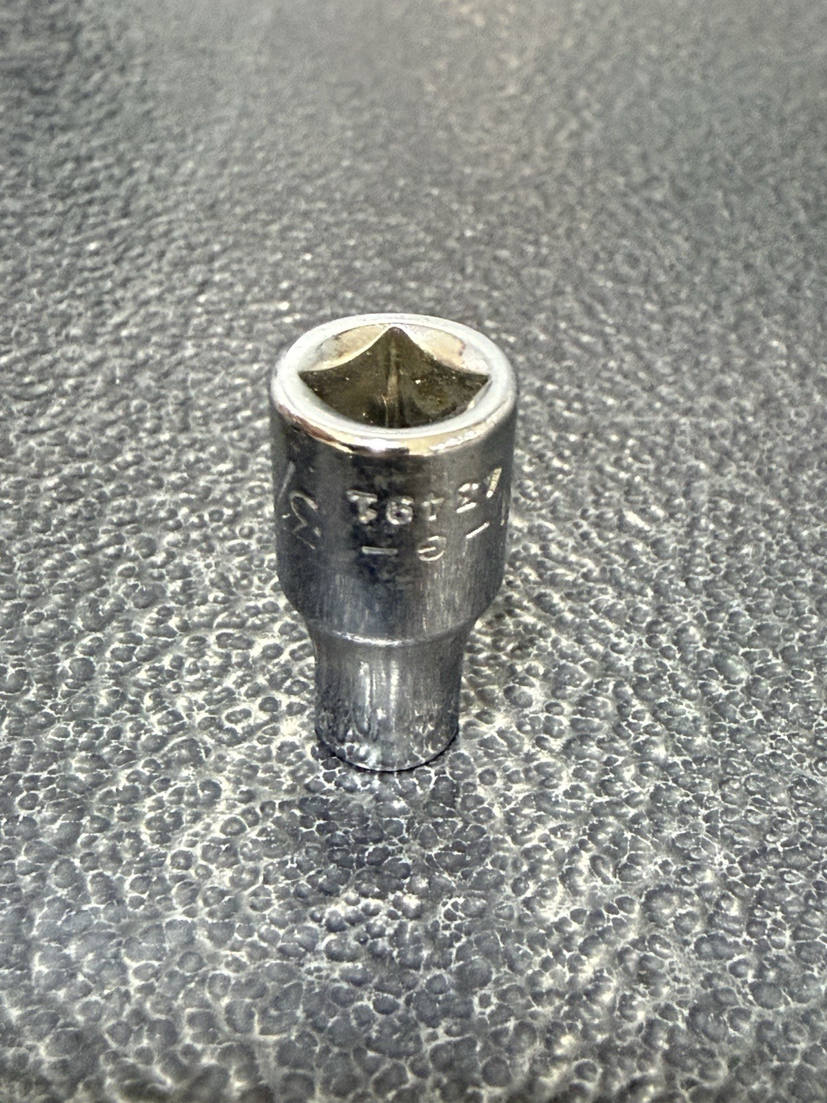 Vtg 3/16″ Craftsman G-Series Part 43491 – 1/4″ Drive 6-Point Socket USA Made