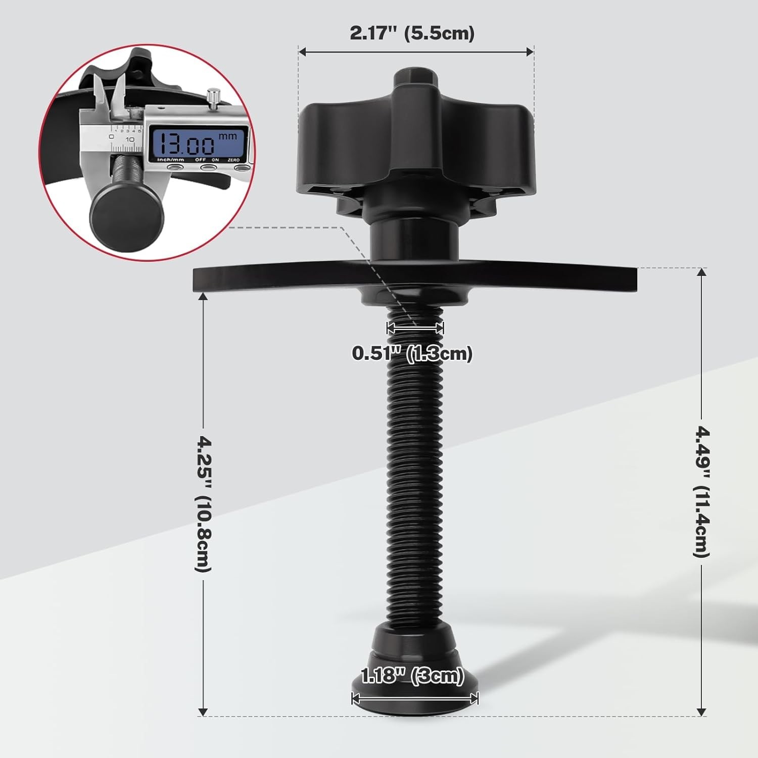 High-Quality Carbon Steel Brake Pad Spreader for Reliable Piston Compression