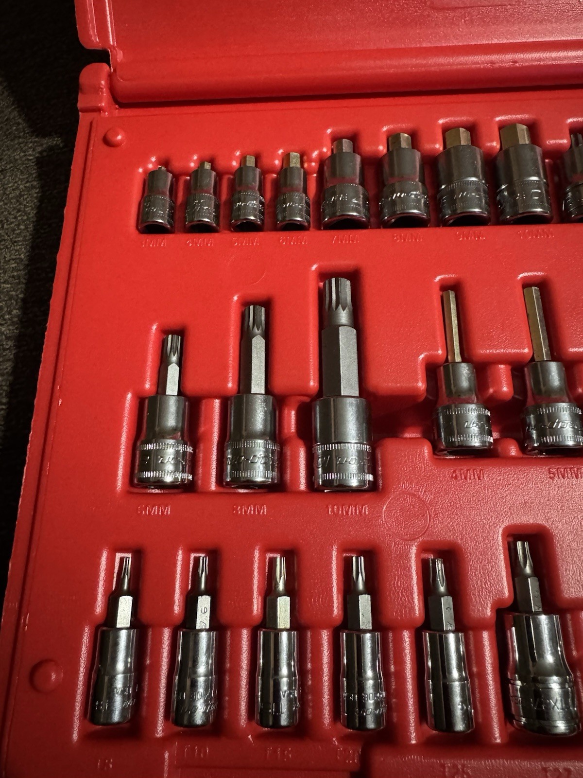 Snap-on Tools 37pc Torx Hex Bit Socket Set 237HEXTORXST EXCELLENT CONDITION!!
