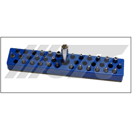 JTC-7671 1/4″ MAGNETIC SOCKET HOLDER (36PCS) 178MM X 32MM X 20MM