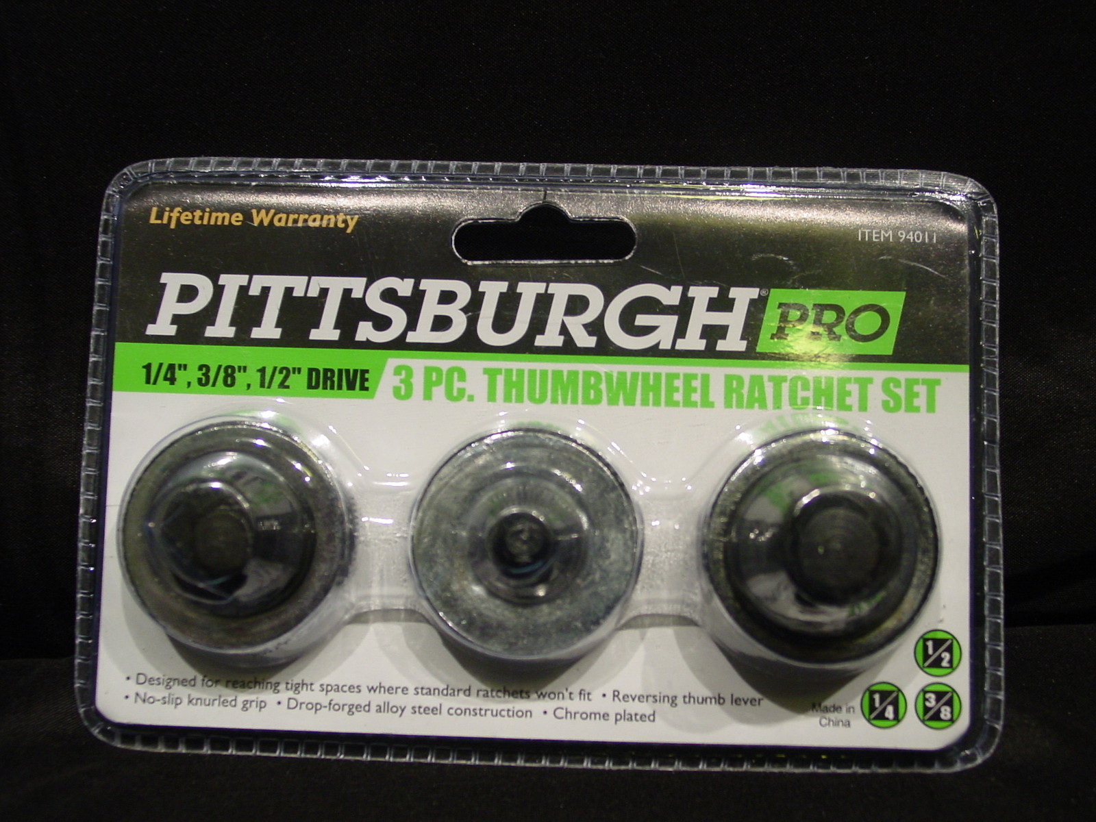 Flex Head Stubby & Thumbwheel Ratchet Set 1/4 3/8 1/2 Wrench Wrenches Tight Spot