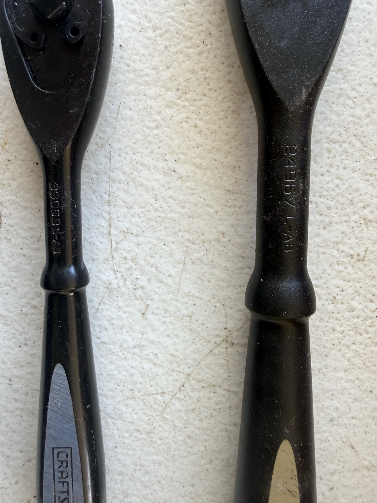 Craftsman Black Oxide Spline Drive Socket Set And Ratchets. 1/4 And 3/8