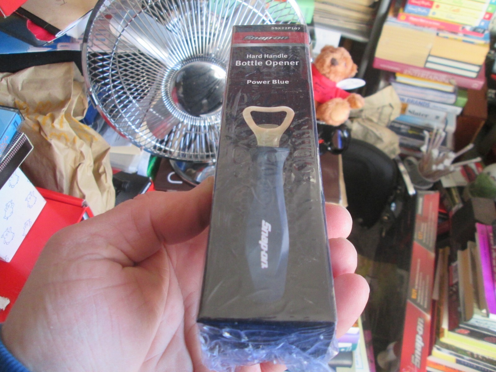 snap on collectables premium bottle opener new beer opening tool cool blue boxed