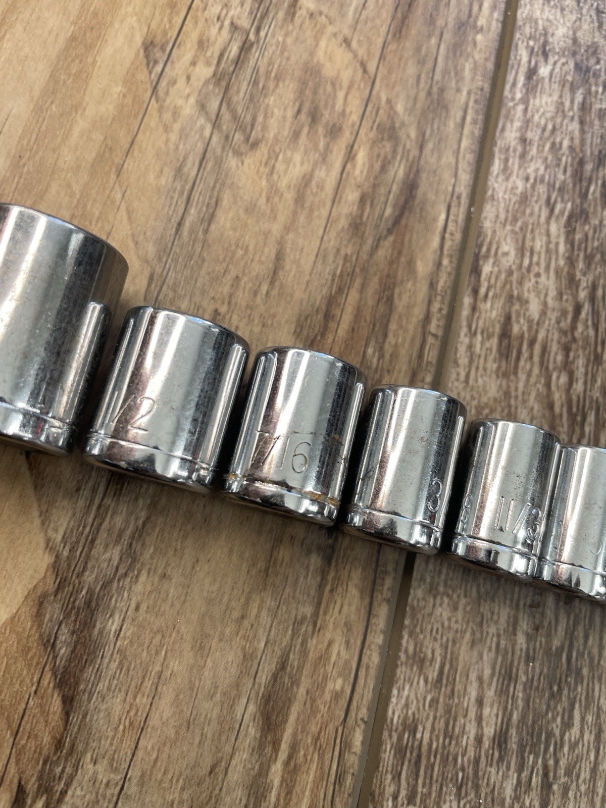 SAE Socket Set Lot 13pc 3/4”-5/32” w/ Extension & Stanley Adapter