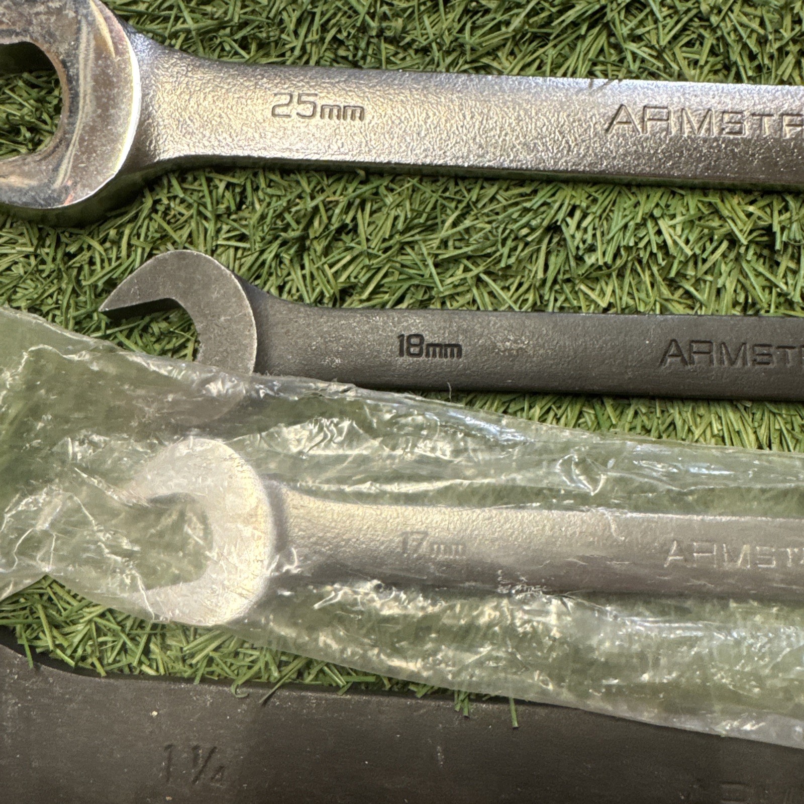 Armstrong USA Combination Wrench Lot 1-1/4 1 15/16 28 25 18 17mm