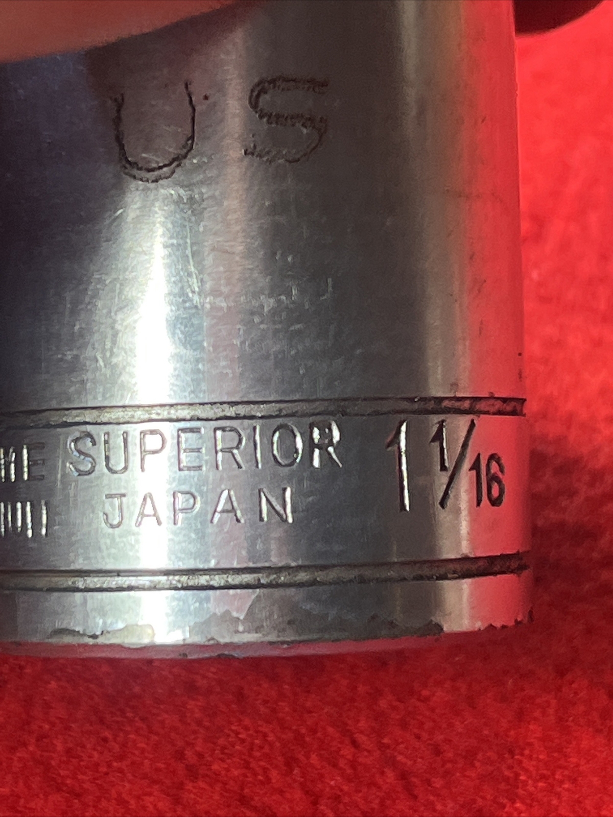 VINTAGE CONTINENTAL AMERICAN SOCKET, 1-1/16″, 1/2″ DRIVE, 12 POINT – JAPAN (t80)