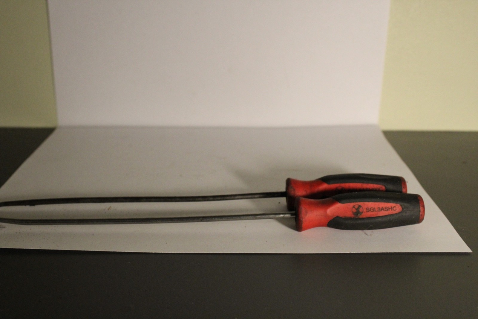Snap-on Pick Set, LONG SGL3ASH90C AND SGL3ASHC RED SOFT HANDLES (READ DESC).