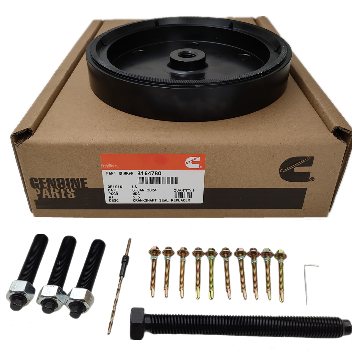 3163021 Cummins ISX QSX Timing Injector Cam Gear Puller Tool Kit 3163069 3163530