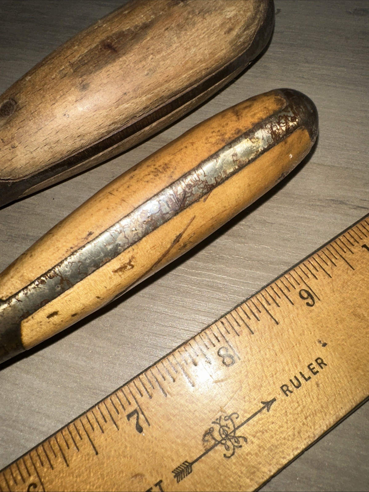 Vintage Federal Screwdriver Flat Slotted Wood Handle & Unbranded Perfect Handle
