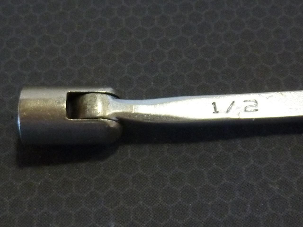 Mac Tools # CLF16 1/2″ Open End & 12-Point Flex Socket End Wrench – FREE SHIP