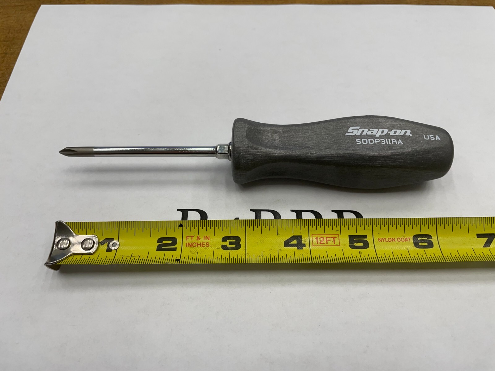 Snap-on Tools NEW DARK TITANIUM Hard Handle #1 Phillips Screwdriver SDDP31IRADT
