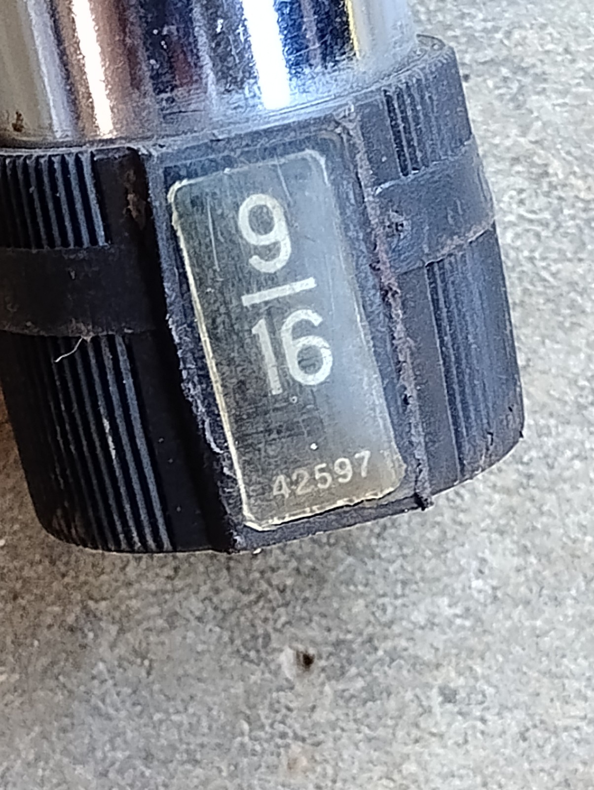 Craftsman 1/2″ Drive Easy Grip 6pt Deep 9/16″ Socket 42597 USA