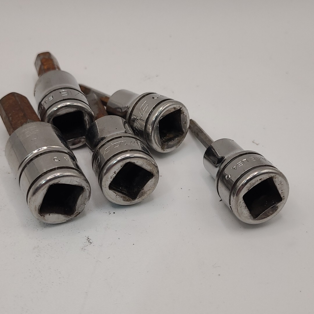 Snap-On 5pc Hex Socket Set 3/8″ Drive Fa4e Fa5e Fa7e Fa10e Fa12e SAE Standard