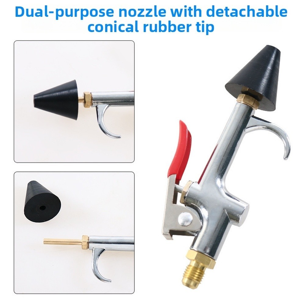 Auto AC Cleaning Bottle Head 11mm Thread Aluminum Zinc Alloy for HVAC Use