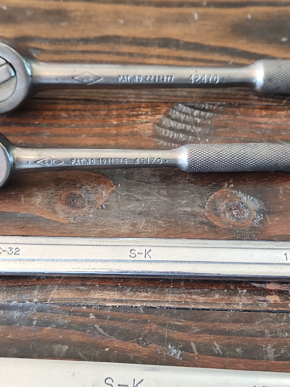 Lot Of 14 SK-Wayne Ratches And Wrenches. Mostly Sk