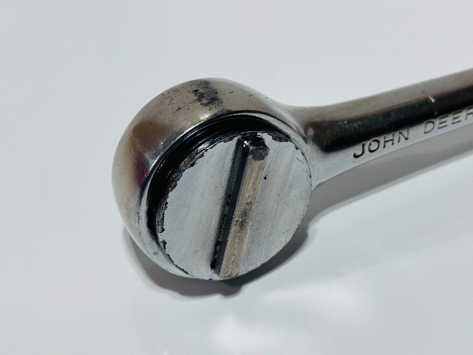 John Deere Tools USA Made TY3168 1/2″ Drive Ratchet – 10″ Long – Knurled Handle