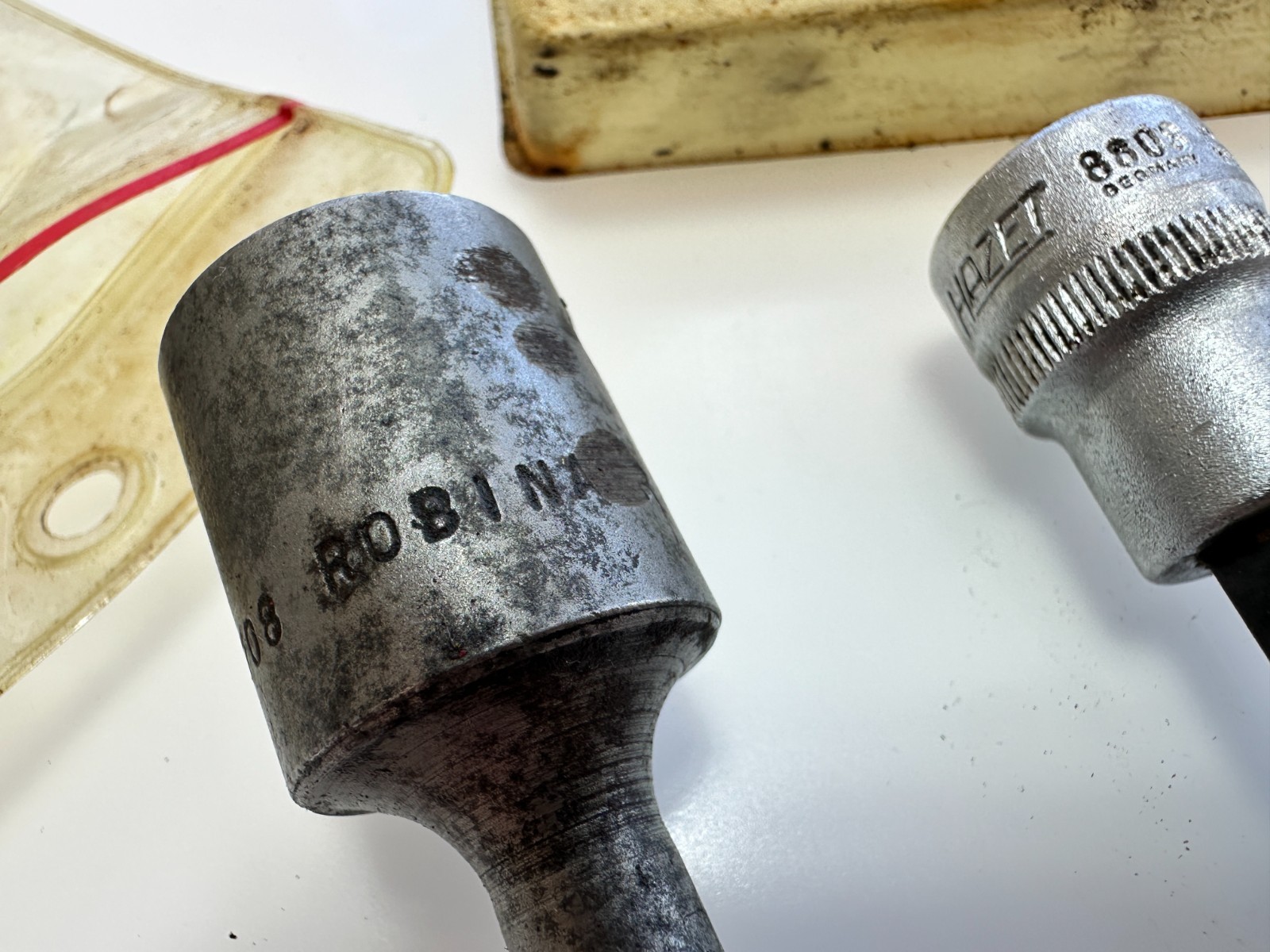 HAZET 8808 & Robinair 10708 RIBE Spline Bit Socket Pair w/ MAC SEL-629 & Others