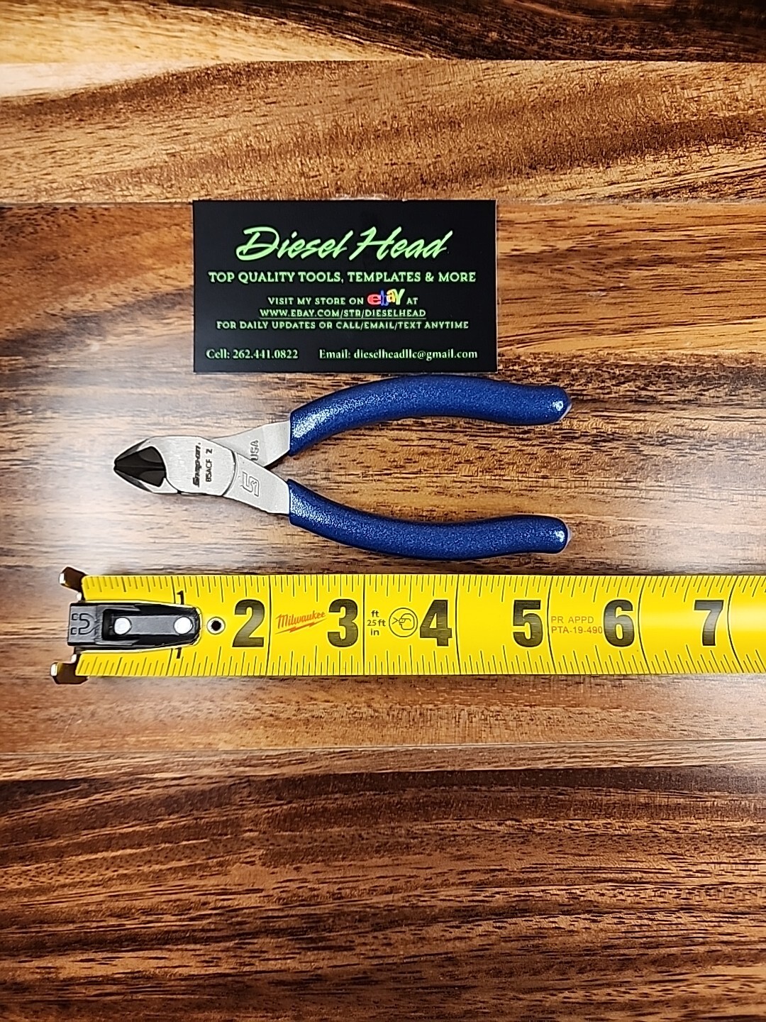 *NEW* Snap On 85ACF POWER BLUE 5″ VectorEdge Diagonal Cutter FREE SHIP