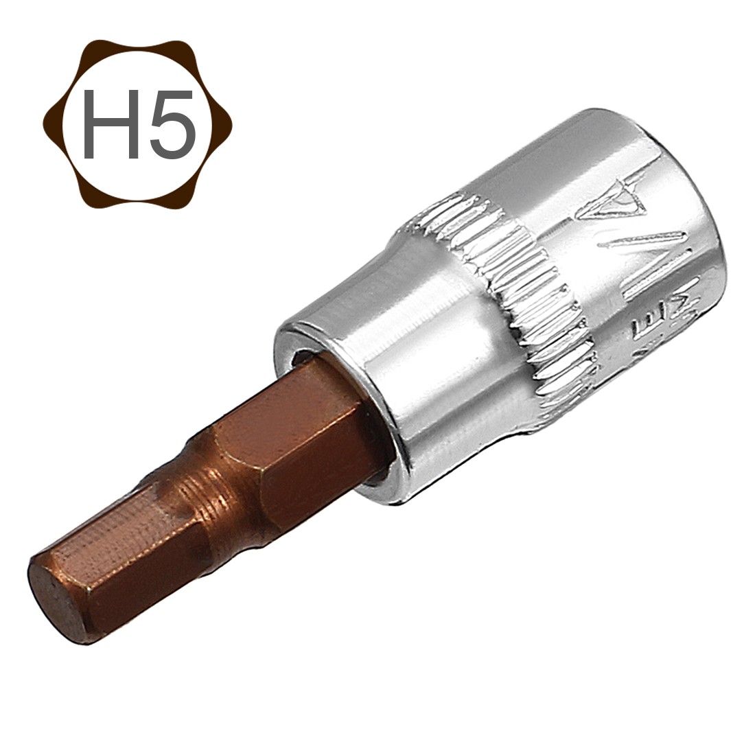 2pcs 1/4″ Drive x H5 5mm Hex Bit Socket S2 Steel Bits CR-V Sockets 1.5″ Length