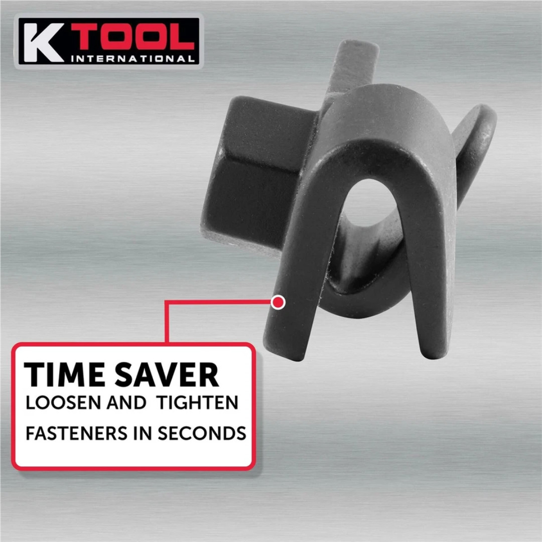 K Tool International 49403 Wrench Extender Adapter 1/2 Drive 21mm Hex