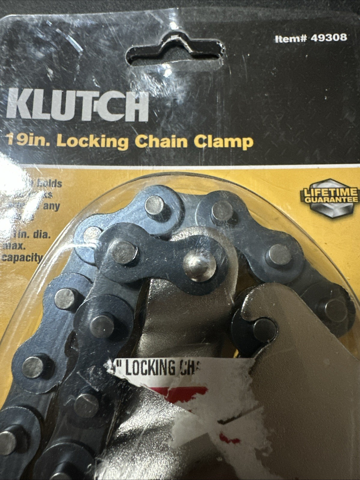KLUTCH 49308 19” Locking Chain Clamp
