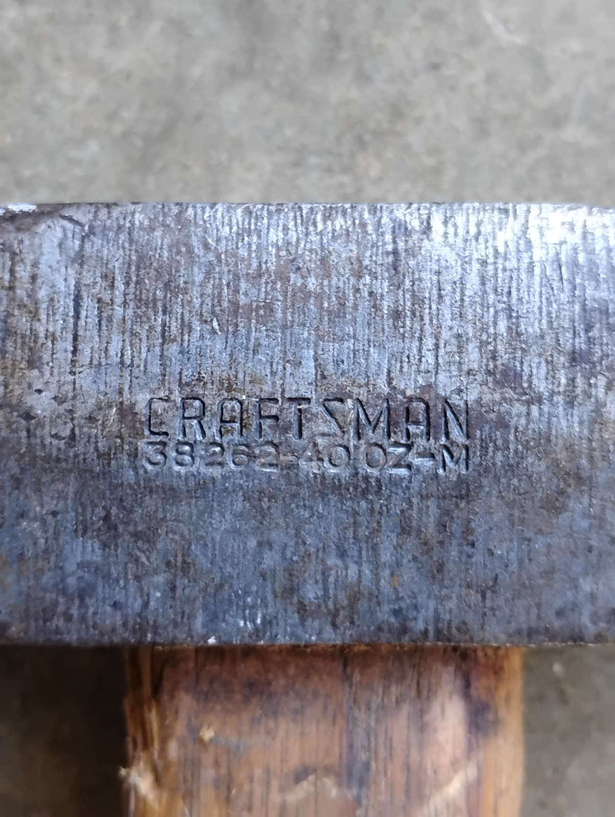 Sears Craftsman USA 40 OZ Cross Engineers Ball Peen Blacksmith Hammer 38262 15”