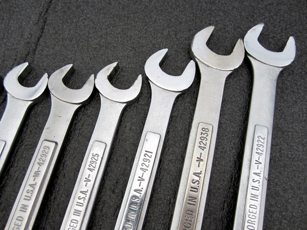 Vintage Craftsman 12pc Metric Combination Wrench Set 10 to 22 Made in USA