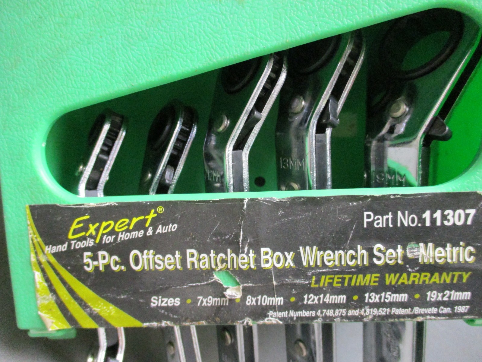 Expert by Kastar Tools 2 Sets 5 Pc SAE & MM Offset Ratcheting Box Wrench Set