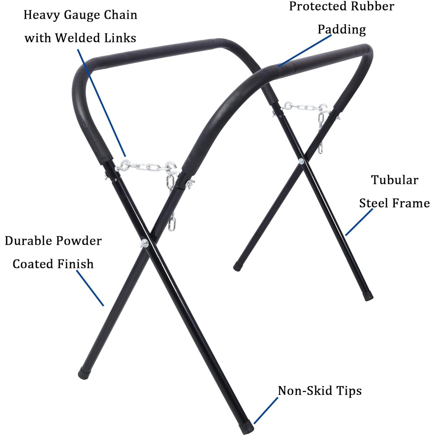 4 Pack Heavy Duty Folding Work Stand Portable Workbench Automotive Fender Stands