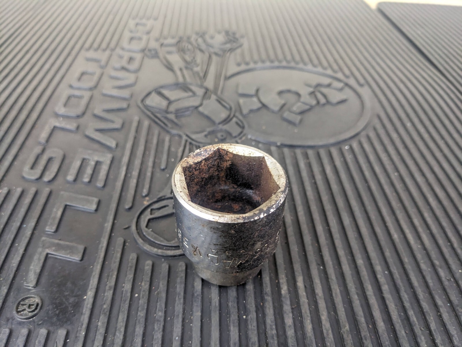 #bc498 Mac Tools USA 1-3/16″ 6 Point 1/2″ Drive Shallow Chrome Socket V386