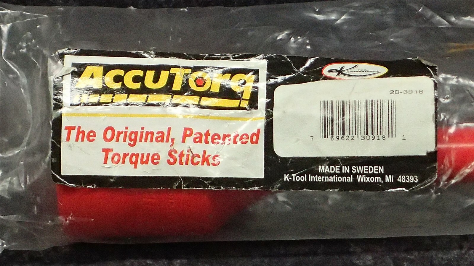 AccuTorq 20-3918 Red Torque Stick 3/4″ x 1-1/4″ x 12″ OAL 6 pts 250FT/LBS (BN67)
