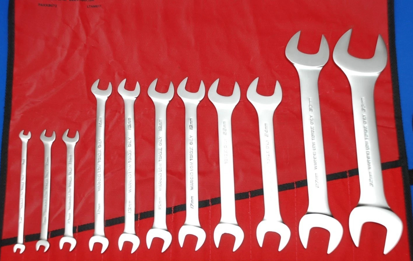 NEW Snap-on™ LTAM811 6 – 36 mm Low Torque Slimline Tappet Wrench Set UNused