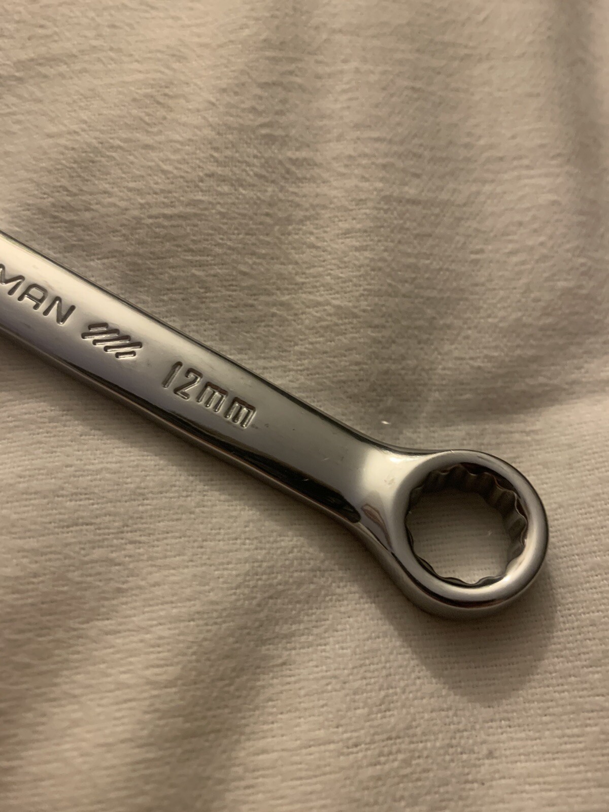 Craftsman CMMT42916 Combination Wrench 12 mm Point Metric MM Polished Chrome New