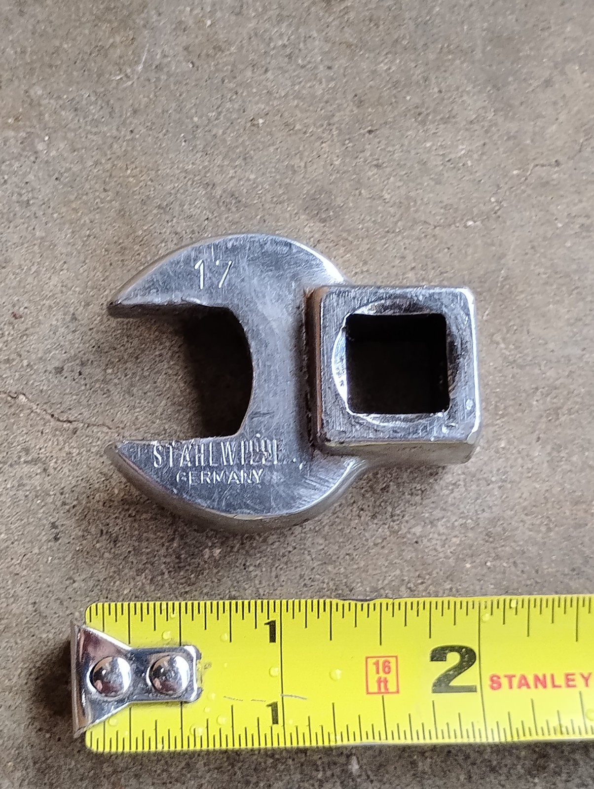 Stahlwille 1/2″ Drive 17mm Crowfoot Germany