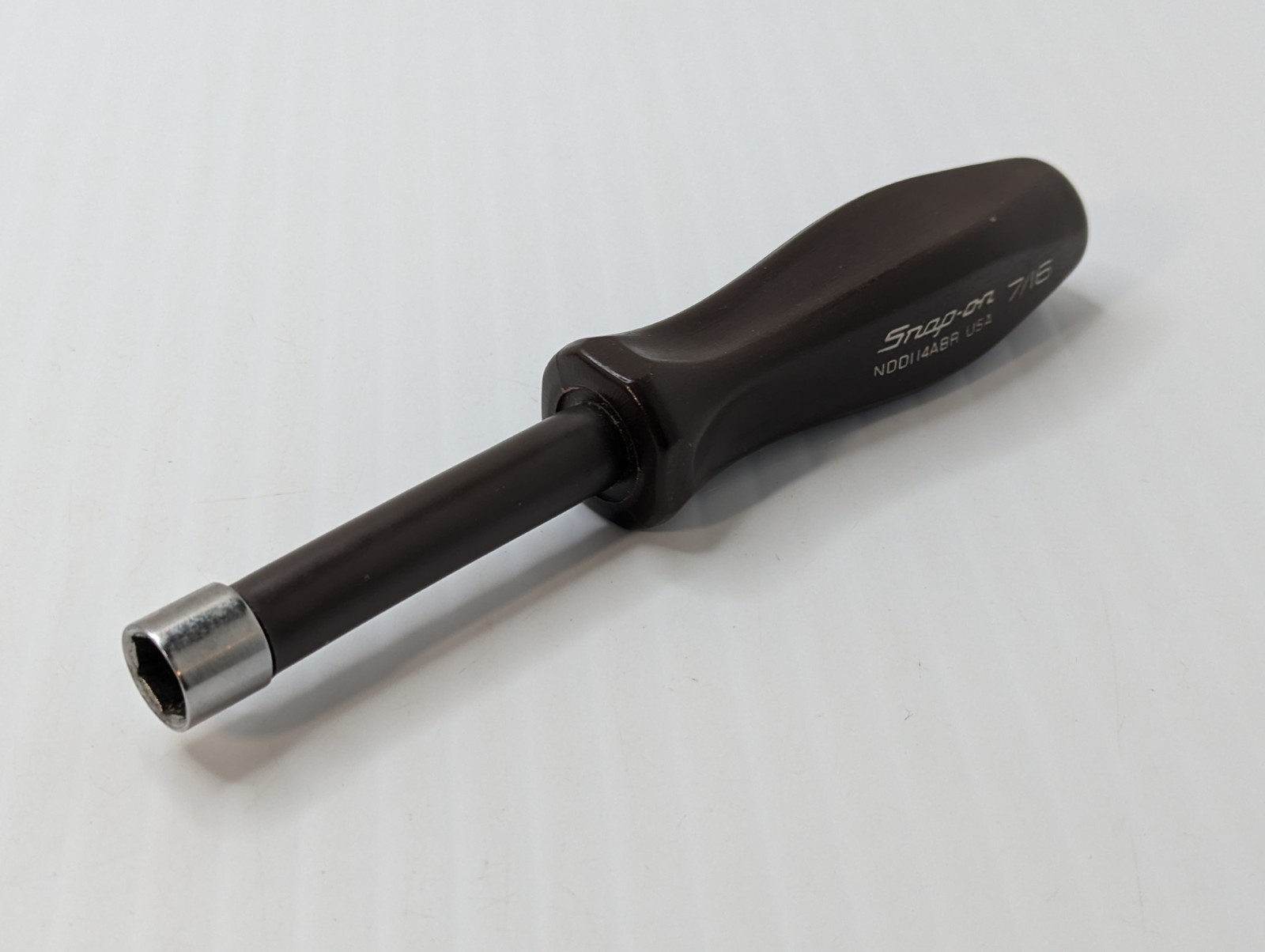 Snap-On Tools NDD114ABR – 7/16″ BROWN Hard Handle Nut Driver Made In USA