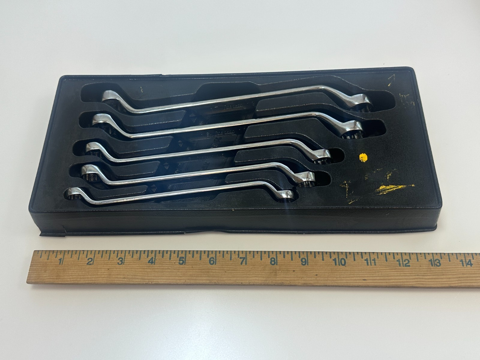 🇺🇸 Snap-on Tools 5pc Metric 60° Deep Offset Double Box End Wrench Set, XOM605