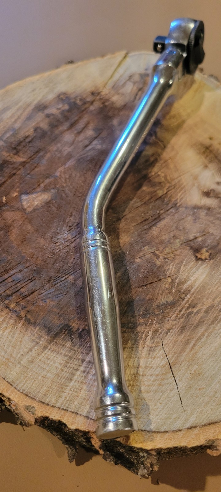 Powerbuilt CR-V Offset Handle with Articulated Head 3/8 Ratchet USA