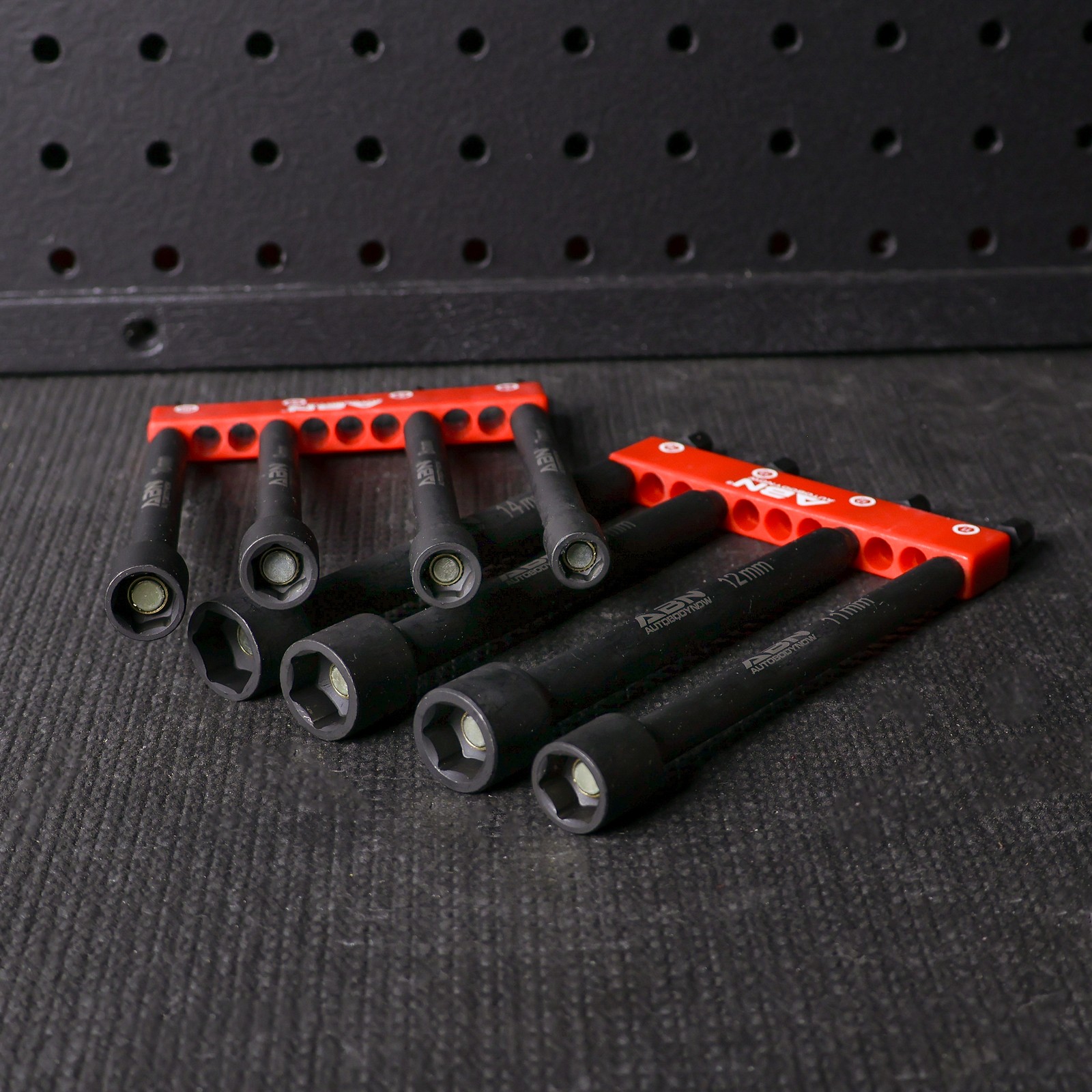 ABN Impact Nut Driver Bits Extended Magnetic Sockets, 1/4 IN Shank