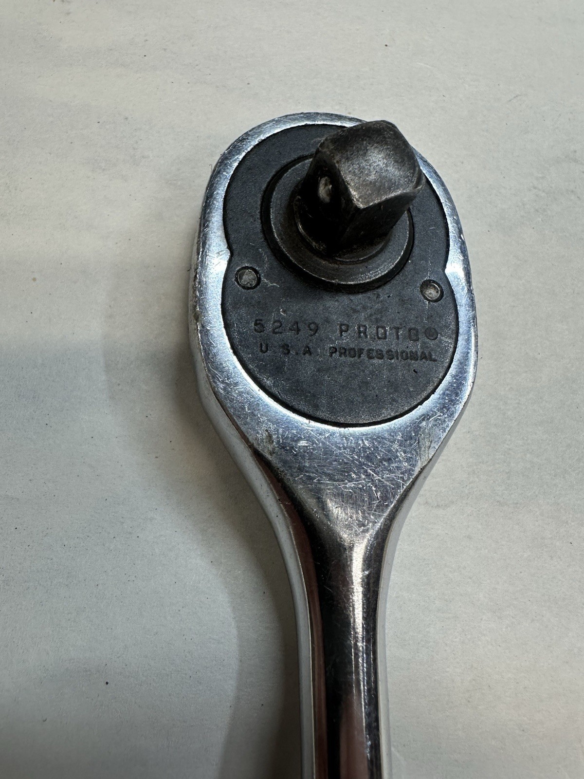 Proto vintage 3/8” drive pear head ratchet made in USA #5249