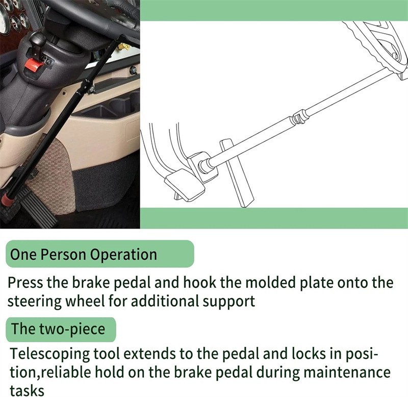 21520 Truck Pedal Depressor Tool Brake Pedal Depressor Tool for Lisle Universal