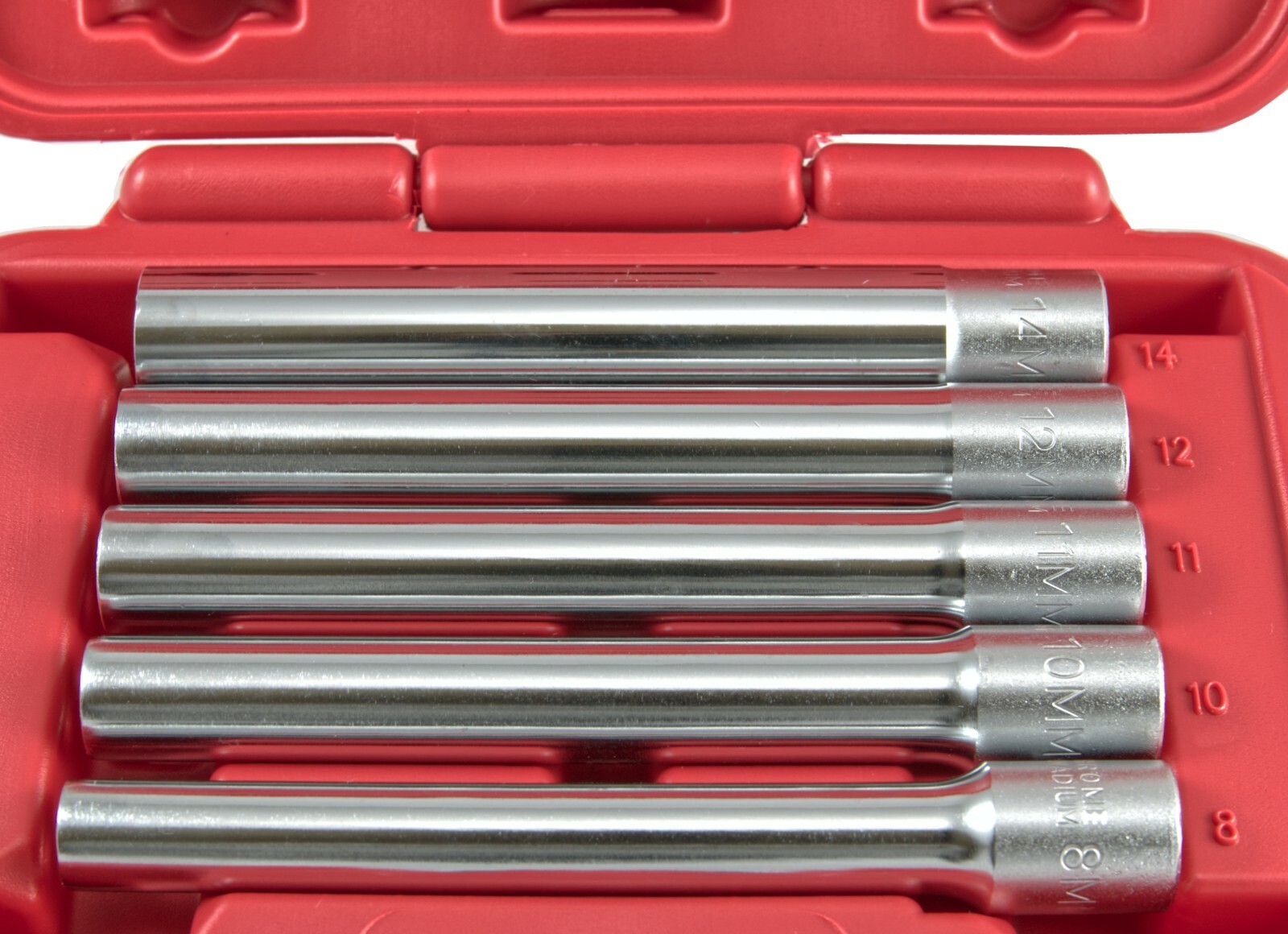 CTA 1700 – 5 Piece Extra – Deep Metric Socket Set – 8mm – 14mm, 3/8″ SQ. DR.