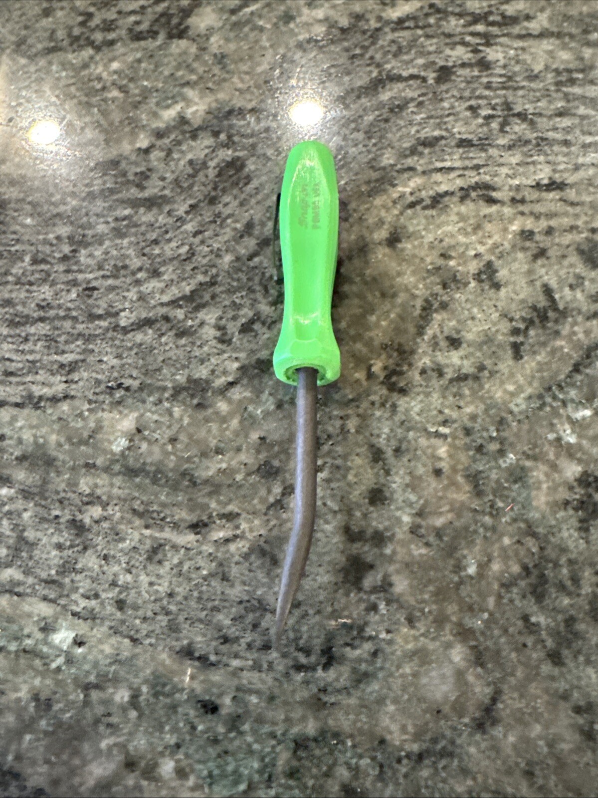 snap on pbmb5g 5” angle tip mini pocket prybar green