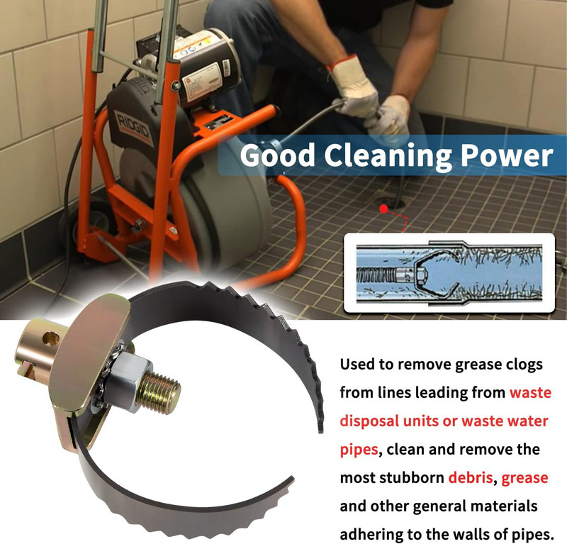 T-231 2-1/2″ Heavy Duty C Cutter Drain Cleaner Tools Fits Ridgid C-4, C-6,#52817